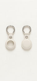 Premium PU Leather AirTag Keyring Case